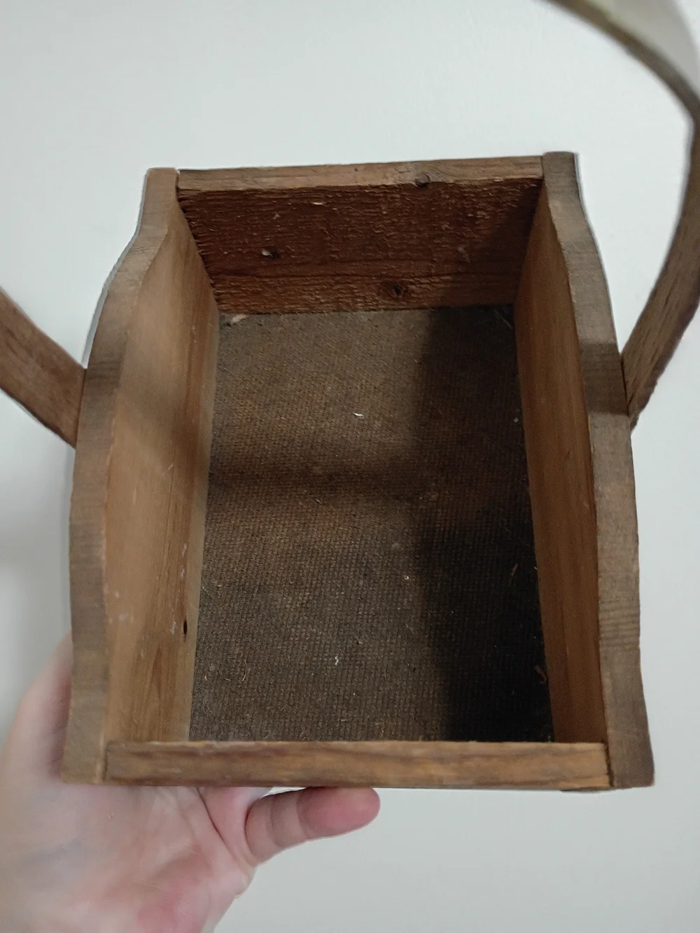 Ober Thread Company Wooden Basket Advertising Vintage Decor